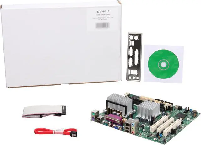 Alt view image 5 of 5 - Intel LAD865GVIPL Intel Celeron M @ 1.3GHz Socket 478 Intel 865GV Micro ATX Motherboard / CPU Combo - OEM