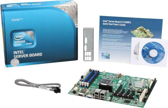 Alt view image 5 of 5 - Intel S1200BTL ATX Server Motherboard LGA 1155 Intel C204 DDR3 1066/1333 DIMM