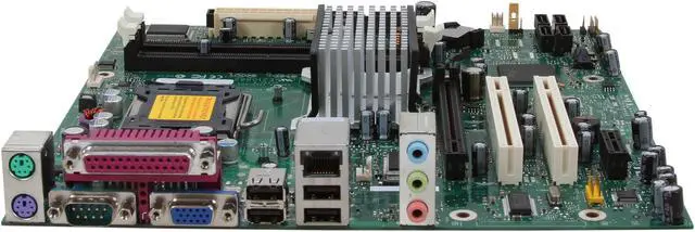 Alt view image 2 of 5 - Intel D945GCLG1 LGA 775 Intel 945G Micro ATX Intel Motherboard
