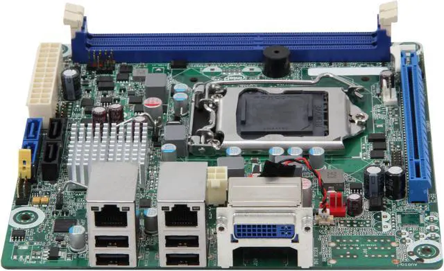 Alt view image 2 of 5 - Intel S1200KP Mini ITX Server Motherboard LGA 1155 Intel C206 DDR3 1066/1333