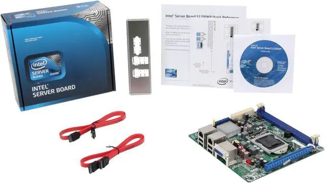 Alt view image 5 of 5 - Intel S1200KP Mini ITX Server Motherboard LGA 1155 Intel C206 DDR3 1066/1333