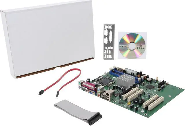 Alt view image 5 of 5 - Intel BLKD915GAVL LGA 775 Intel 915G ATX Intel Motherboard