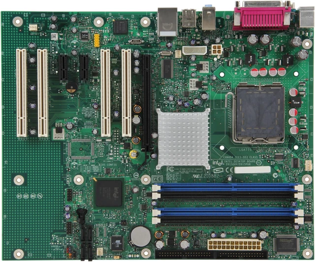 Alt view image 3 of 5 - Intel BOXD915PGNLX LGA 775 Intel 915P ATX Intel Motherboard