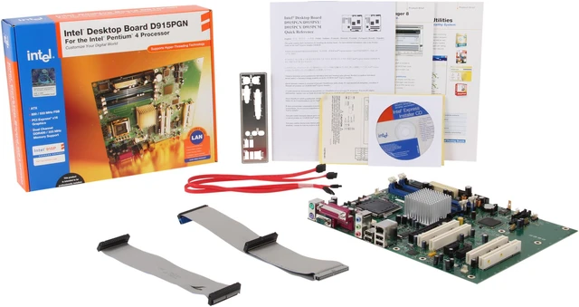 Alt view image 5 of 5 - Intel BOXD915PGNLX LGA 775 Intel 915P ATX Intel Motherboard