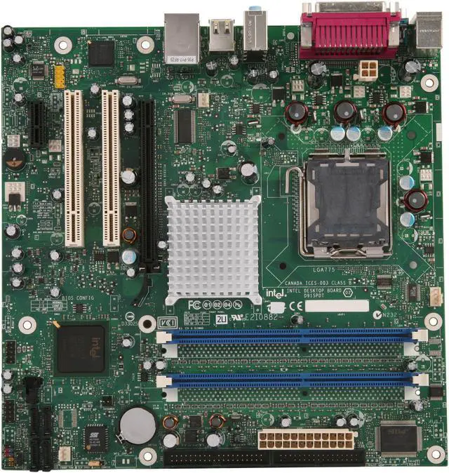 Alt view image 3 of 5 - Intel BOXD915PDTL LGA 775 Intel 915P Micro ATX Intel Motherboard