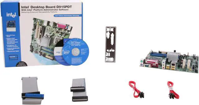 Alt view image 5 of 5 - Intel BOXD915PDTL LGA 775 Intel 915P Micro ATX Intel Motherboard