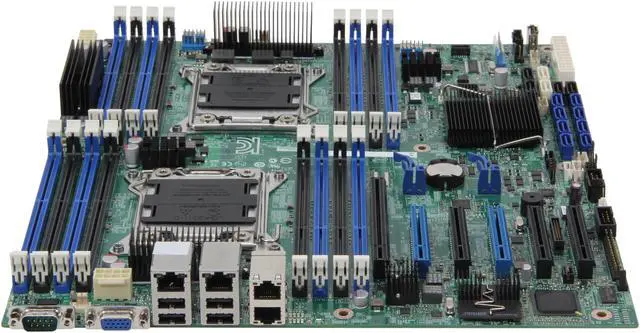 Alt view image 2 of 5 - Intel S2600CP4 SSI EEB Server Motherboard Dual LGA 2011 DDR3 1600