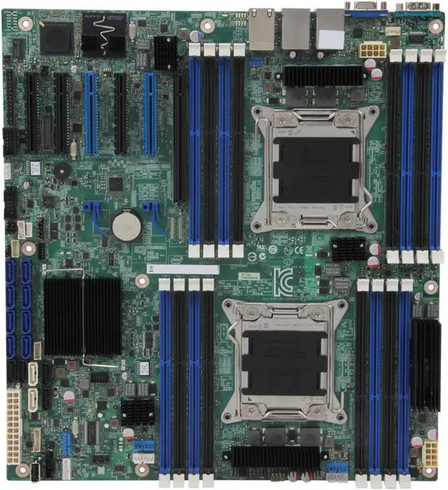 Alt view image 3 of 5 - Intel S2600CP4 SSI EEB Server Motherboard Dual LGA 2011 DDR3 1600