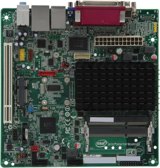 Alt view image 3 of 5 - Intel BOXD2700MUD Intel Atom D2700 Intel NM10 Mini ITX Motherboard / CPU Combo