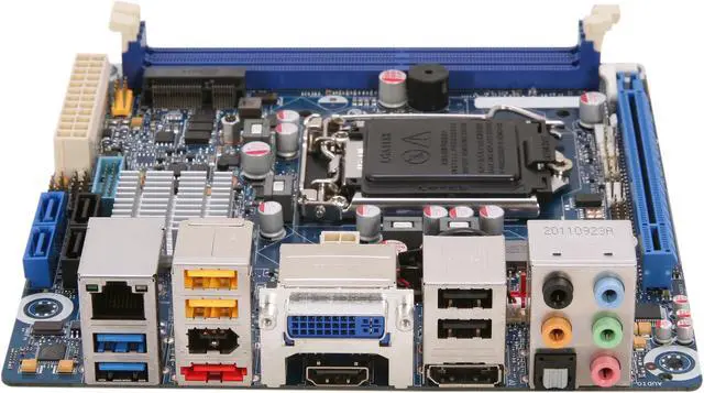 Alt view image 2 of 5 - Intel BOXDH77DF LGA 1155 Intel H77 HDMI USB 3.0 Mini ITX Intel Motherboard