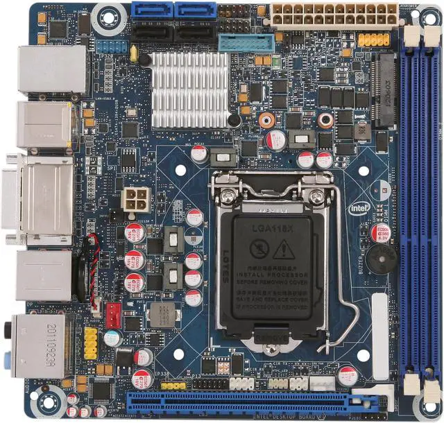 Alt view image 3 of 5 - Intel BOXDH77DF LGA 1155 Intel H77 HDMI USB 3.0 Mini ITX Intel Motherboard