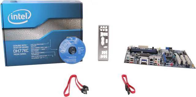 Alt view image 5 of 5 - Intel BOXDH77KC LGA 1155 Intel H77 HDMI USB 3.0 ATX Intel Motherboard