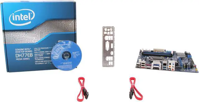 Alt view image 5 of 5 - Intel BOXDH77EB LGA 1155 Intel H77 HDMI USB 3.0 Micro ATX Intel Motherboard