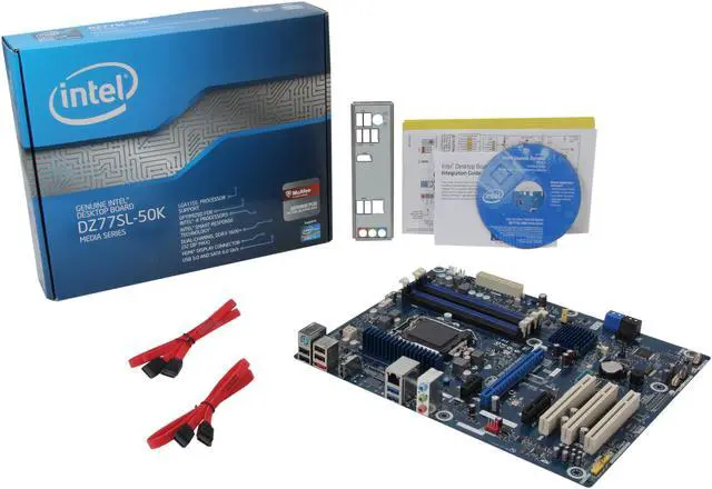 Alt view image 5 of 5 - Intel BOXDZ77SL50K LGA 1155 Intel Z77 HDMI USB 3.0 ATX Intel Motherboard