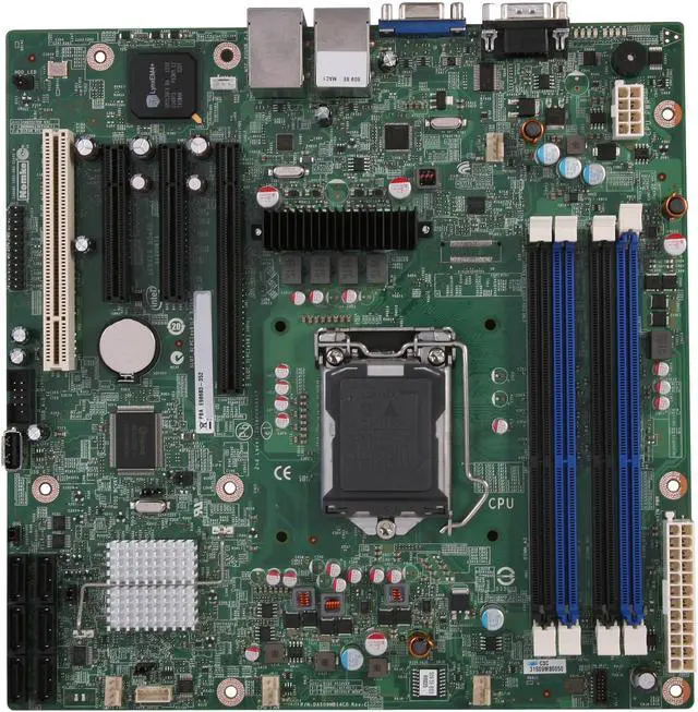 Alt view image 3 of 5 - Intel S1200BTSR Micro ATX Server Motherboard LGA 1155 DDR3 1333