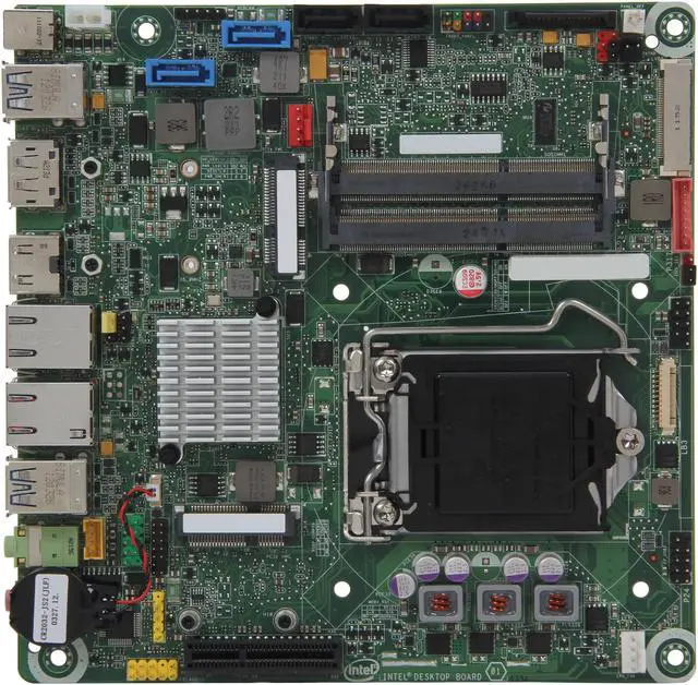 Alt view image 3 of 5 - Intel BOXDQ77KB LGA 1155 Intel Q77 HDMI USB 3.0 Mini ITX Intel Motherboard