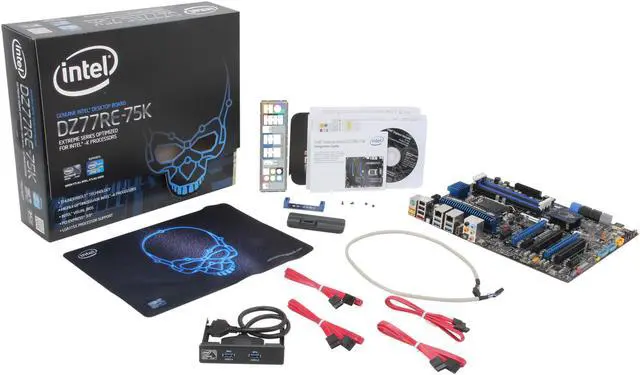 Alt view image 5 of 5 - Intel BOXDZ77RE75K LGA 1155 Intel Z77 HDMI SATA 6Gb/s USB 3.0 ATX Intel Motherboard