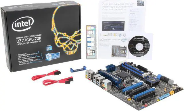Alt view image 5 of 5 - Intel BOXDZ77GAL-70K LGA 1155 Intel Z77 HDMI USB 3.0 ATX Intel Motherboard