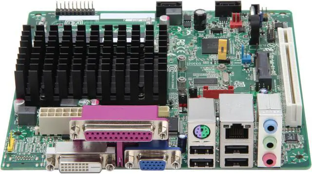 Alt view image 2 of 5 - Intel BOXD2550MUD2 Intel Atom D2550 (1.86GHz Dual Core) Intel NM10 Mini ITX Motherboard / CPU Combo