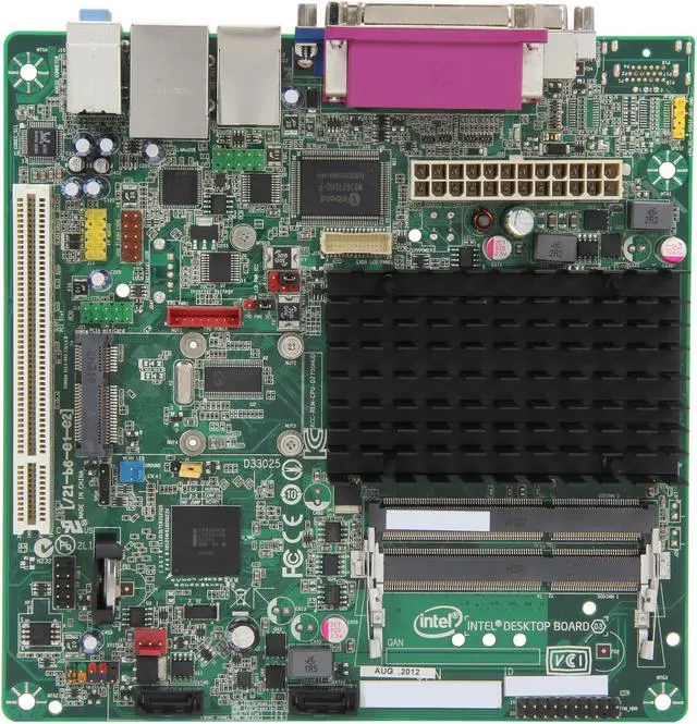 Alt view image 3 of 5 - Intel BOXD2550MUD2 Intel Atom D2550 (1.86GHz Dual Core) Intel NM10 Mini ITX Motherboard / CPU Combo