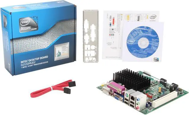 Alt view image 5 of 5 - Intel BOXD2550MUD2 Intel Atom D2550 (1.86GHz Dual Core) Intel NM10 Mini ITX Motherboard / CPU Combo