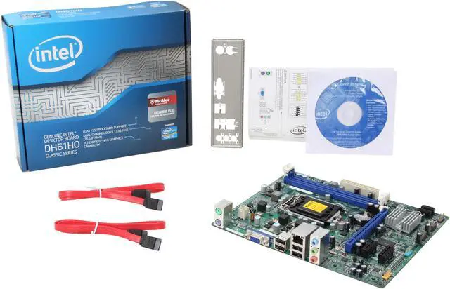 Alt view image 5 of 5 - Intel BOXDH61HO LGA 1155 Intel H61 Micro ATX Intel Motherboard