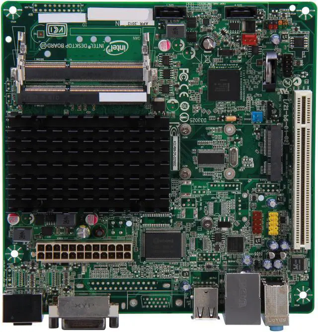 Alt view image 3 of 5 - Intel BOXD2700DC Intel Atom D2700 Intel NM10 Mini ITX Motherboard / CPU Combo