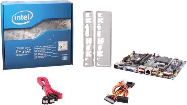 Alt view image 5 of 5 - Intel DH61AG Desktop Motherboard - Intel H61 Express Chipset - Socket H2 LGA-1155
