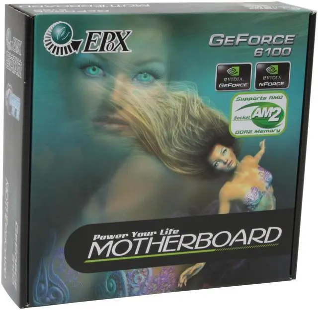 Alt view image 5 of 5 - EPoX EP-MGF6100-M AM2 NVIDIA GeForce 6100 Micro ATX AMD Motherboard