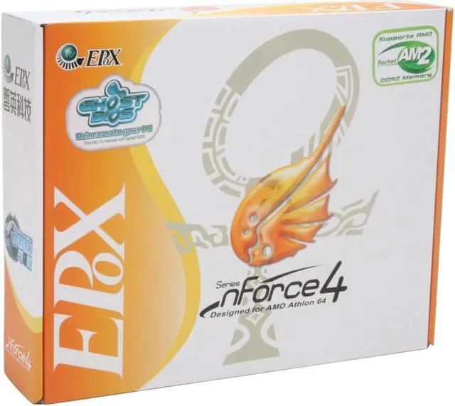 Alt view image 5 of 5 - EPoX EP-MF4-J3 AM2 NVIDIA nForce4 4X ATX AMD Motherboard