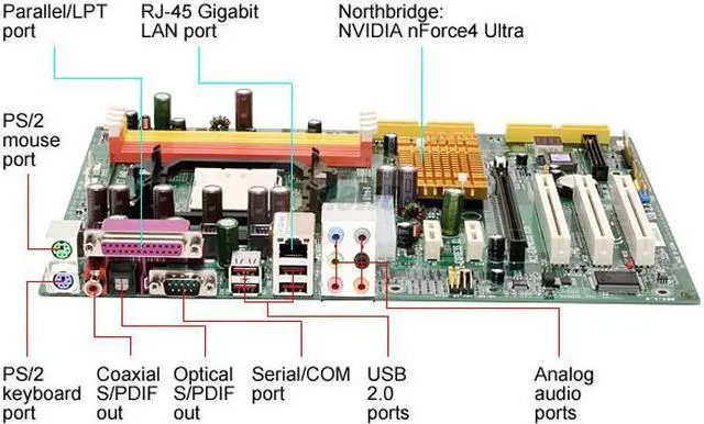 Alt view image 2 of 7 - EPoX EP-MF4ULTRA-3 AM2 NVIDIA nForce4 Ultra ATX AMD Motherboard