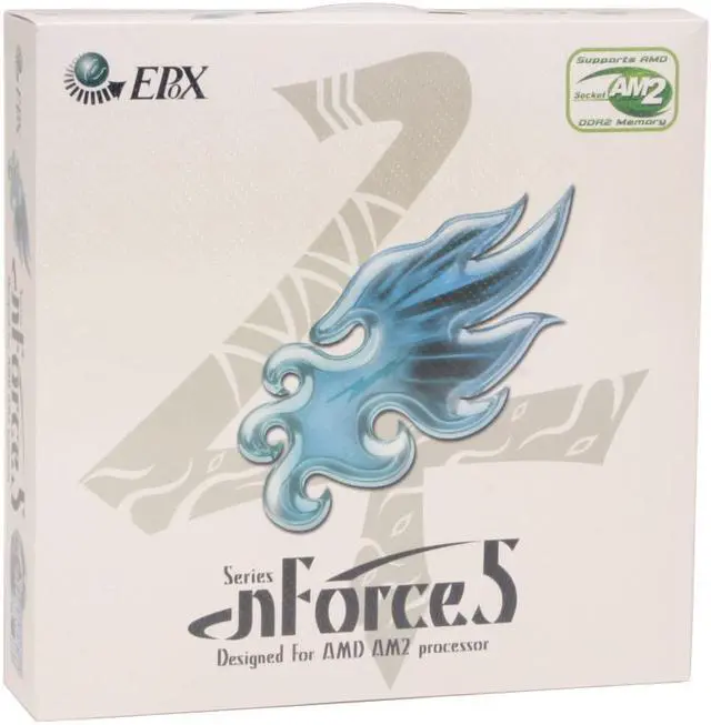 Alt view image 7 of 7 - EPoX EP-AF570+Ultra AM2 NVIDIA nForce 570 MCP ATX AMD Motherboard