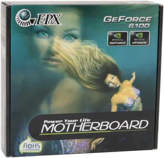 Alt view image 7 of 7 - EPoX EP-AGF6110-M AM2 NVIDIA GeForce 6100-405 Micro ATX AMD Motherboard