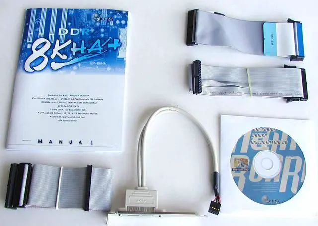 Alt view image 3 of 4 - EPoX 6P3D 8KHA+ W/A 462(A) VIA KT266A ATX AMD Motherboard