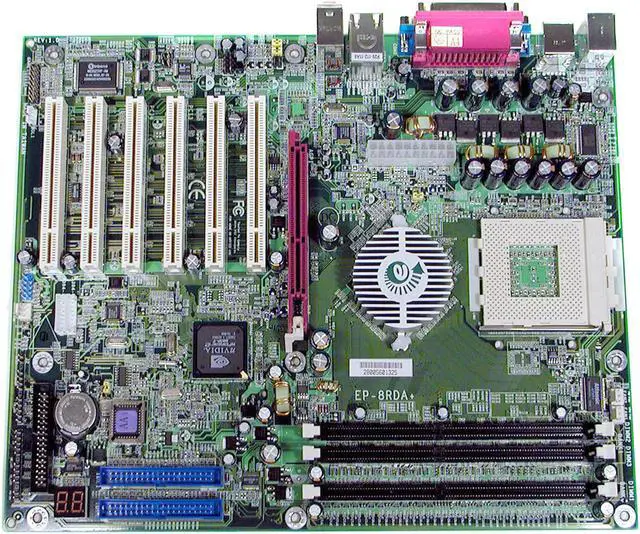 Alt view image 2 of 4 - EPoX EP-8RDA+ 462(A) NVIDIA nForce2 Ultra 400 ATX AMD Motherboard