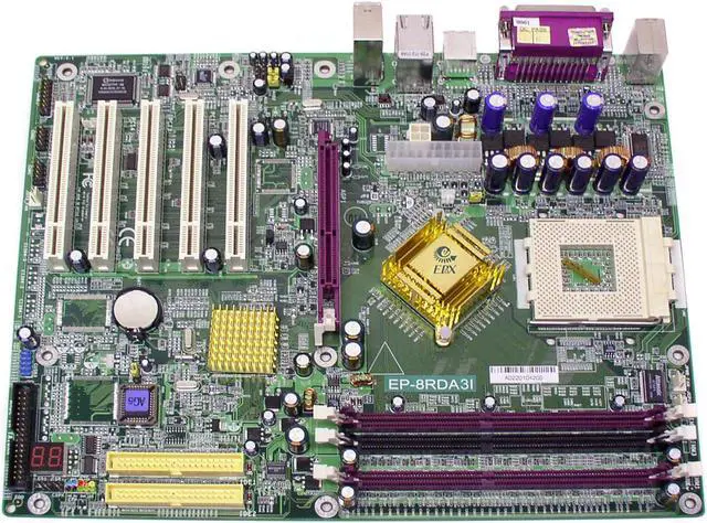Alt view image 2 of 4 - EPoX EP-8RDA3I 462(A) NVIDIA nForce2 Ultra 400 ATX AMD Motherboard