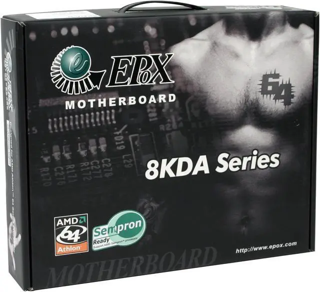 Alt view image 4 of 4 - EPoX EP-8KDA3I 754 NVIDIA nForce3 250 ATX AMD Motherboard
