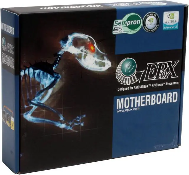 Alt view image 4 of 4 - EPoX EP-8RDA3I PRO 462(A) NVIDIA nForce2 Ultra 400 ATX AMD Motherboard