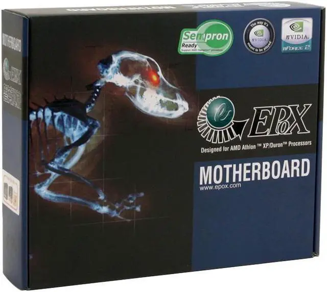 Alt view image 4 of 4 - EPoX EP-8RDA+PRO 462(A) NVIDIA nForce2 Ultra 400 ATX AMD Motherboard