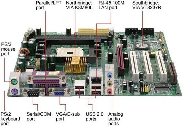 Alt view image 2 of 5 - EPoX EP-8HMMI-A 754 VIA K8M800 Micro ATX AMD Motherboard