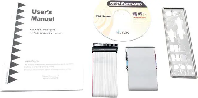Alt view image 3 of 4 - EPoX EP-8KRAIPRO 462(A) VIA KT880 ATX AMD Motherboard