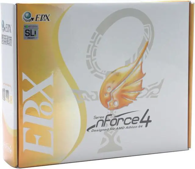 Alt view image 6 of 6 - EPoX EP-9NPAJ SLI 939 NVIDIA nForce4 SLI ATX AMD Motherboard