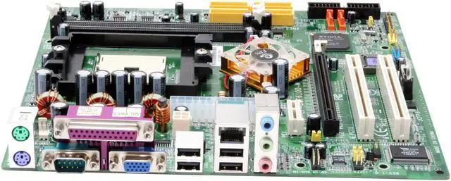 Alt view image 2 of 5 - EPoX EP-8GF6100-M 754 NVIDIA GeForce 6100 Micro ATX AMD Motherboard