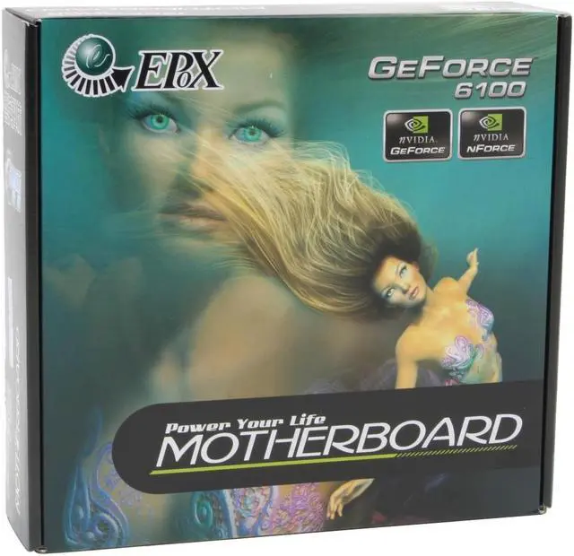 Alt view image 5 of 5 - EPoX EP-8GF6100-M 754 NVIDIA GeForce 6100 Micro ATX AMD Motherboard