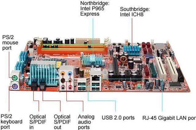 Alt view image 2 of 6 - ABIT AB9 LGA 775 Intel P965 Express ATX Intel Motherboard
