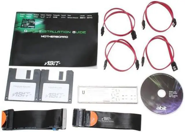 Alt view image 4 of 5 - ABIT KN9S AM2 NVIDIA nForce 550 MCP ATX AMD Motherboard