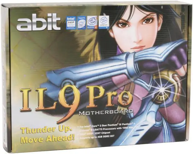 Alt view image 7 of 7 - ABIT IL9 Pro LGA 775 Intel 945P ATX Intel Motherboard
