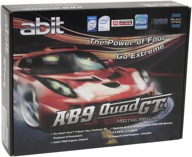Alt view image 6 of 6 - ABIT AB9 QuadGT LGA 775 Intel P965 Express ATX Intel Motherboard