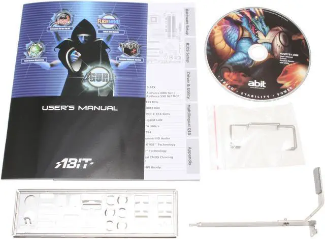 Alt view image 7 of 8 - ABIT IN9 32X-MAX LGA 775 Nvidia nForce 680i SLI / NF590 SLI ATX Intel Motherboard