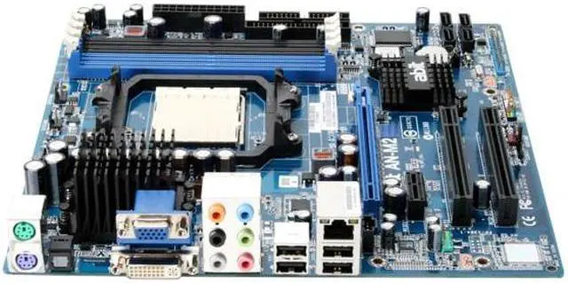 Alt view image 2 of 7 - ABIT AN-M2 nView AM2 NVIDIA Geforce 7025/NF630a Micro ATX AMD Motherboard